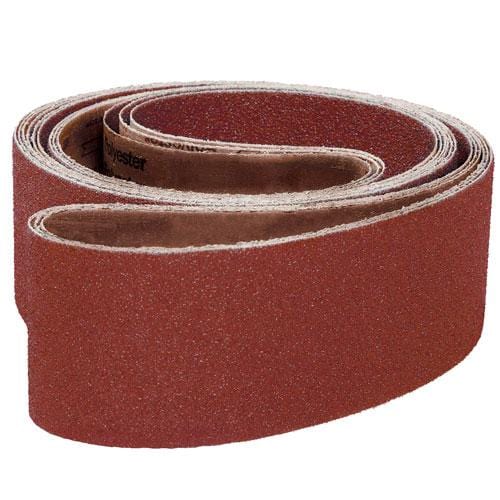 Abrasive sanding outlet belts